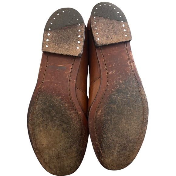 Ralph Lauren Tan Leather Loafers - Picture 11 of 12